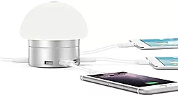 Сетевое зарядное устройство Awei C910 LED Lamp with 6 USB ports Gray - миниатюра 3