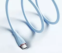 Кабель USB PD Vention silicone 100w 5a 1.5m USB Type-C - Type-C cable light blue (TAWSG) - миниатюра 6