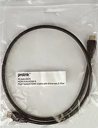 Видеокабель Prolink HDMI > HDMI (PL048-0075) v1.4 - миниатюра 3