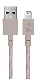 USB Кабель Native Union Belt Lightning 1.2m Taupe (BELT-KV-L-TAU-2)