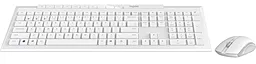 Комплект (клавіатура+мишка) Rapoo 8210M  White - мініатюра 5