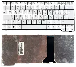 Клавиатура для ноутбука Fujitsu V6545 Si3650 Sa3650 Si3655 X9510 X9515 X9525 9J.N0N82.P0R белая