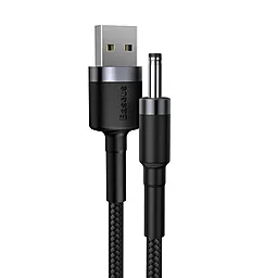 Кабель USB Baseus Cafule DC 3.5mm Cable Black (CADKLF-G1) - миниатюра 2