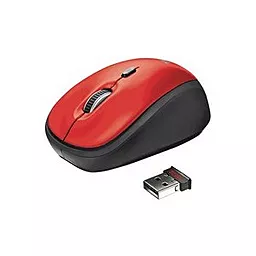 Компьютерная мышка Trust Yvi Wireless (19522) Red