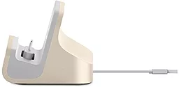 Док-станция зарядное устройство Belkin Charge+Sync MIXIT iPhone 6s/SE Dock, Gold Silver (F8J045btGLD) - миниатюра 3