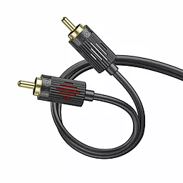 Аудио кабель Hoco UPA29 BL13 2хRCA M/M 1.5 м Cable black - миниатюра 6