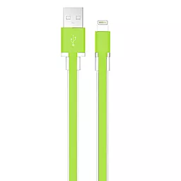 Кабель USB Black Rock Air Cable Lightning Green (7001AIR14) - миниатюра 2