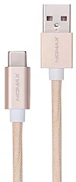 Кабель USB Momax Elite Link Type-C Gold (DTA1L)