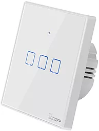 Умный сенсорный Wi-Fi переключатель Sonoff T2EU3C-TX White