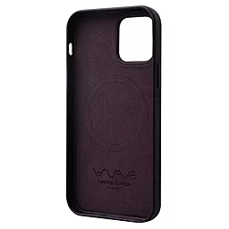 Чехол Wave Premium Leather Edition Case with MagSafe для Apple iPhone 12, iPhone 12 Pro Orange - миниатюра 2