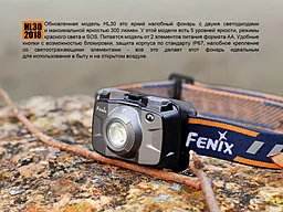 Фонарик Fenix HL30 (2018) Cree XP-G3 Синий - миниатюра 6