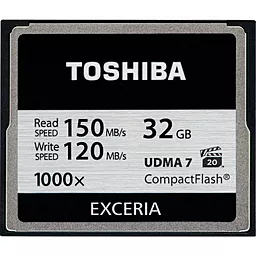 Карта пам'яті Toshiba Compact Flash Exceria 32GB 1000X UDMA 7 (CF-032GTGI(8)