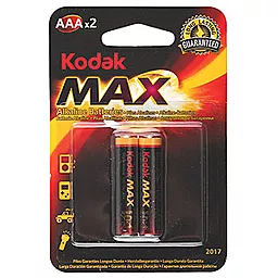 Батарейки Kodak AAA / LR03 MAX 2шт