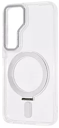 Чехол Wave Attraction Case with MagSafe для Samsung Galaxy S24 White