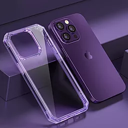 Чехол Octagon Crystal Case для iPhone 14 Pro Max Purple - миниатюра 2