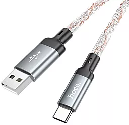Кабель USB Hoco U112 3A USB Type-C Cable RGB - миниатюра 5