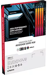 Оперативная память Kingston Fury 96 GB (2x48GB) DDR5 6000 MHz Renegade RGB (KF560C32RSAK2-96) - миниатюра 6