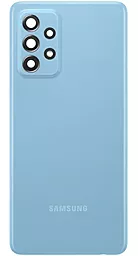 Задняя крышка корпуса Samsung Galaxy A52 5G A526 со стеклом камеры Original Awesome Blue