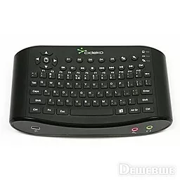 Клавіатура Cideko Air Keyboard iChat w.Mic&Vol. control (AK 05) Black