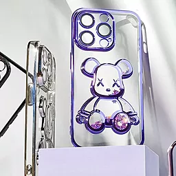 Чехол Shining Bear Case для Apple iPhone 15 Pro Max Silver - миниатюра 2