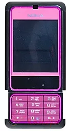 Корпус для Nokia 3250 з клавіатурою Pink