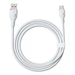 Кабель USB Baseus Pudding Series Fast Charging 100w 6a 1.2m USB - Type-C сable white (P10355703221-00) - миниатюра 3
