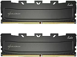 Оперативна пам'ять Exceleram 16GB (2x8GB) DDR4 3200MHz Kudos Black (EKBLACK4163216AD)