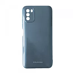 Чехол Molan Cano Glossy Jelly Xiaomi Poco M3 Metallic Blue