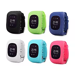 Смарт-часы Smart Baby W5 (Q50) c GPS трекером для приложения SeTracker Dark Blue - миниатюра 3