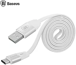 Кабель USB Baseus Si Chi times flash series Type-C cable White - миниатюра 2