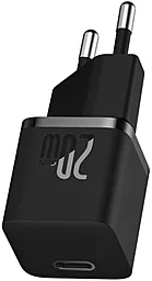 Сетевое зарядное устройство с быстрой зарядкой Baseus Fast Charger GaN5 20W USB-C Black (CCGN050101) - миниатюра 4