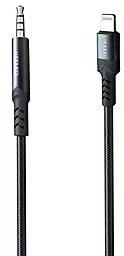 Аудио кабель Earldom ET-AUX39 Aux mini Jack 3.5 mm - Lightning M/M Cable 1 м black