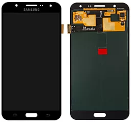 Дисплей Samsung Galaxy J7 J700 2015 з тачскріном, оригінал, Black