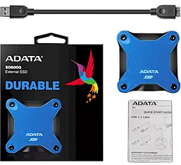 SSD Накопитель ADATA SD600Q 480GB Blue (ASD600Q-480GU31-CBL) - миниатюра 5