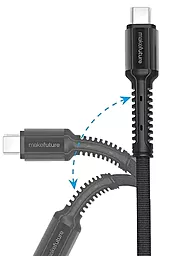 Кабель USB MAKE 3A USB Type-C Cable Denim Grey (MCB-CD9GR) - миниатюра 3