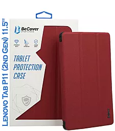 Чехол для планшета BeCover Smart Case для планшета Lenovo Tab P11 (2nd Gen) (TB-350FU/TB-350XU) 11.5" Red Wine (708685)