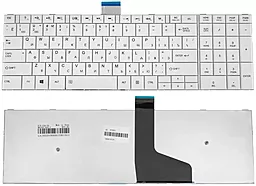 Клавіатура для ноутбуку Toshiba Satellite C50, C50D, C55, C55D White