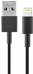 Кабель USB Remax Chaino Lightning Cable 0.3M Black (RC-120i)