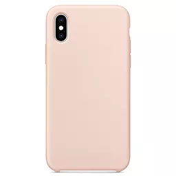 Чехол 1TOUCH Silicone Soft Cover Apple iPhone XS Max Pink Sand