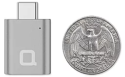 OTG-переходник Nonda USB 3.0 to USB-C Space Grey - миниатюра 3