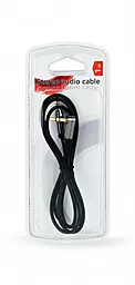 Аудио кабель Cablexpert AUX mini Jack 3.5mm M/M Cable 1 м black (CCAPB-444L-1M) - миниатюра 3