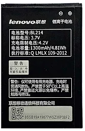 Аккумулятор Lenovo A208 IdeaPhone / BL214 (1300 mAh) 12 мес. гарантии