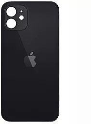 Задняя крышка корпуса Apple iPhone 12 (big hole) Black