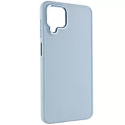 Чехол Epik TPU Bonbon Metal Style для Samsung Galaxy A12 Mist blue