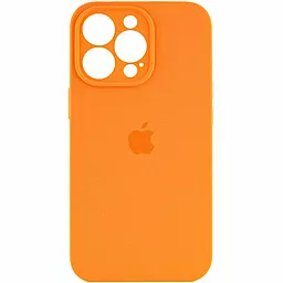 Чехол Silicone Case Full Camera для Apple iPhone 15 Pro Orange