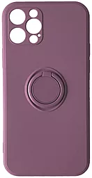 Чехол 1TOUCH Ring Color Case для Apple iPhone 12 Pro Max Cherry Blossom Purple