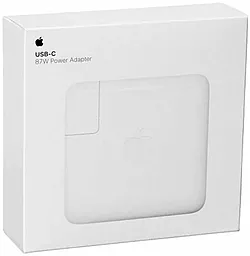Сетевое зарядное устройство Apple 87W USB-C Replacement Power Adapter white - миниатюра 3