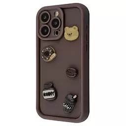 Чохол Pretty Things Case для Apple iPhone 14 Pro  brown/donut