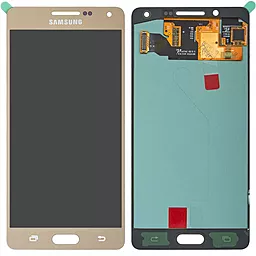 Дисплей Samsung Galaxy A5 A500 2015 з тачскріном, оригінал, Gold