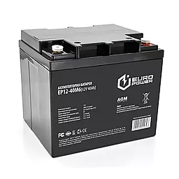 Аккумуляторная батарея EuroPower 12V 40Ah (EP12-40M6) Black